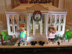 Indiana Indianapolis snow toy covered old world mansion