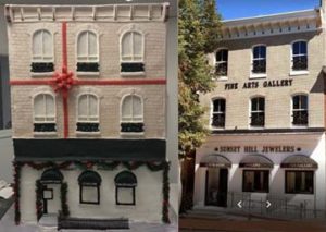 California duplicate your store front custom gingerbread house