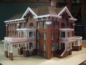 Los Angeles California Hotel Rodeo Drive Fancy Custom Gingerbread Hotel