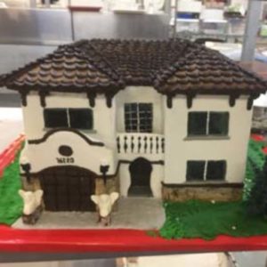 Miami Beach Florida Christmas Gingerbread Custom Mansion