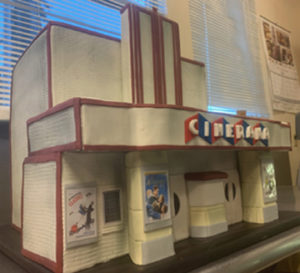Los Angeles California old style Cinerama Gingerbread Movie Theater