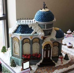 Pennsylvania Philadelphia Blue roof Gingre custom cottage
