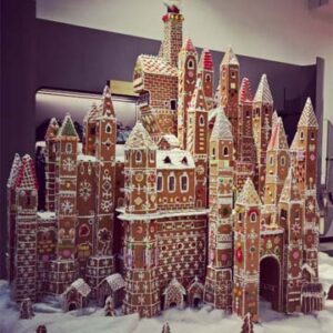 West Palm Beach Florida Custom Gingerbread Castle