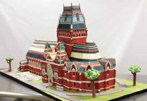 California San Diego Custom Gingerbread Red Train Station