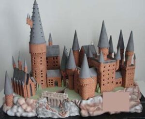 Massachusetts Brockton Hogwarts Gingerbread Custom Castle