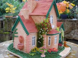 Pennsylvania Philadelphia Summer Pink Gingerbread Custom Cottage