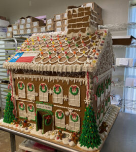 Newark New Jersey Massive Giant Corprate Seven Foot Custom Gingerbread House