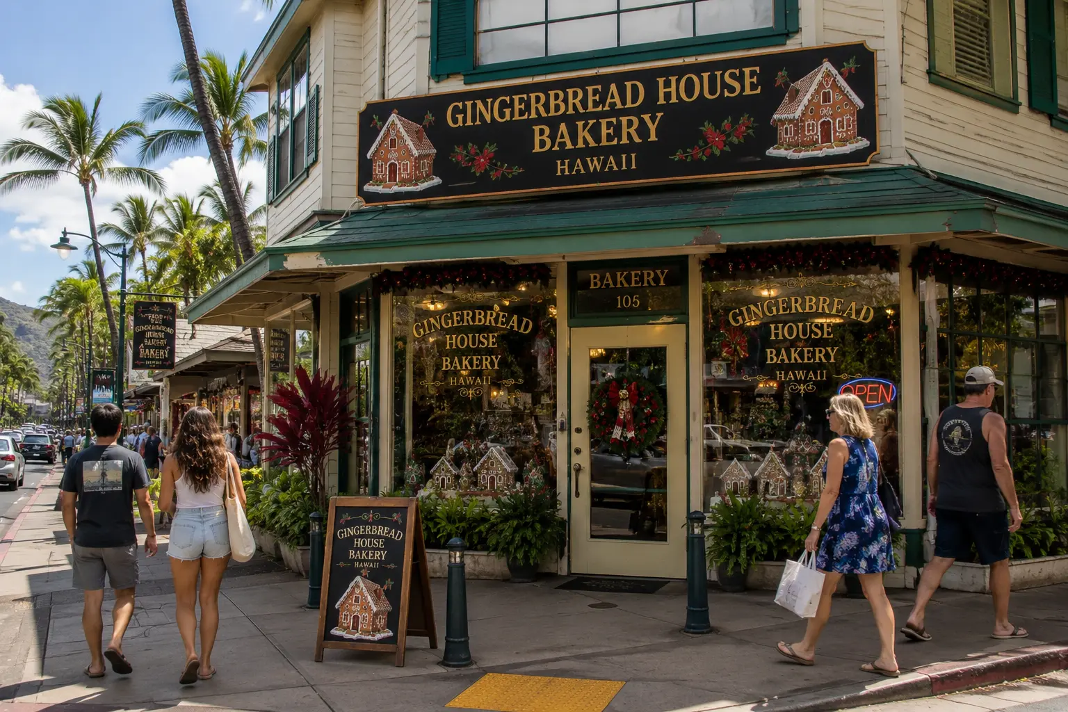 Custom gingerbread bakery in Hawaii