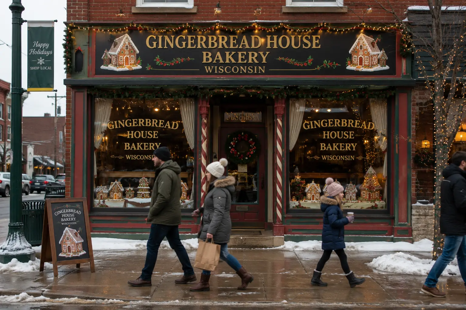 Custom gingerbread bakery in Wisconsin