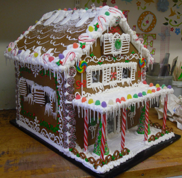 Custom Gallery Christmas Gingerbread house